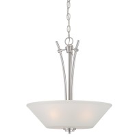 Pittman Pendant Brushed Nickel 3X100W