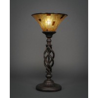 Elegant Table Lamp Shown In Dark Granite Finish With 10