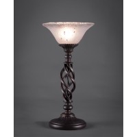 Elegant Table Lamp Shown In Dark Granite Finish With 10