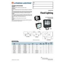 Lithonia Lighting F150Sl 120 M6 1 Lamp 150W High Pressure Sodium Flood Light, Bronze