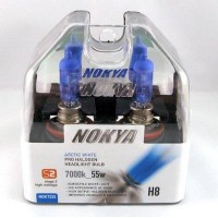 Nokya Arctic White Headlight Bulb Stage 2 Provide the Xenon White Color in HID style Auto Styling for Halogen headlight bulb upgrade to HID style Xenon White output 30 Day Limited Warranty