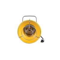 Fostoria Tpi Corporation Dkl-Inc Loading Dock Light Head Assembly - 120V, 300W Max, No Bulb Included, Safety Yellow Housing W/Black Steel Yoke, Guard, On/Off Switch And 14