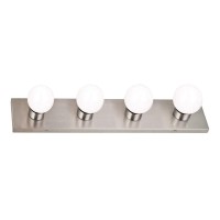 Design House 519280 3 Light Vanity Light, Satin Nickel, 18