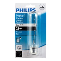 Philips Led 415851 Display And Cabinet 25-Watt T10 Clear Light Bulb