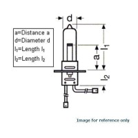 Osram 6.6A 64382Hlx C Pk30D, 200W Current Controlled Halogen Airfield Lamp