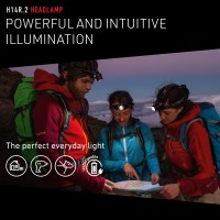 Ledlenser H14R2 Rechargeable Headlamp High Power Led 1000 Lumens Handsfree Light For Everyday And Outdoor Use Hunting Fi