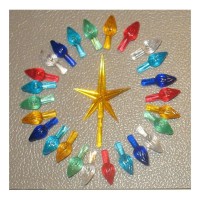 25 Ceramic Christmas Tree Lights And Star