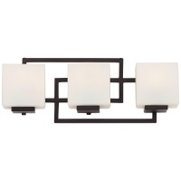 Possini Euro Design Lighting On The Square Modern Wall Mount Light Bronze Metal Hardwired 21