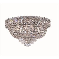 The century collection is a classic 19th century french inspired chandelier consisting of flowing lines of light refracting crystals gently dropping down into a bell shape Each layer is banded with crystal octagons and a single crystal spear A column of c