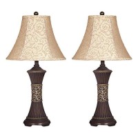 Signature Design By Ashley Mariana Antique Table Lamp, Set Of 2, 28.5