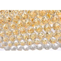 Elegant Lighting 1800F36SG Primo 18Light SingleTier Flush Mount Crystal Chandelier Finished in Gold with Clear Crystals Elegant Lighting 1800F36SG Features Base Finish Gold with Clear Crystal Choose from Royal Cut Elegant Cut Swarovski Spectra or Swarovsk