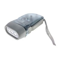 Asr Outdoor Emergency Motion 3 Led Dynamo Squeeze Action Rechargeable Flashlight - No Batteries