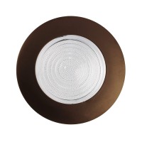 Nicor Lighting 6 Inch Oilrubbed Bronze Recessed Shower Trim With Glass Fresnel Lens 17502Ob