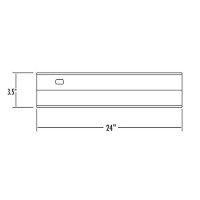 Nicor Lighting 24 Inch White T5 Fluorescent Under Cabinet Light Fixture (10366Eb)