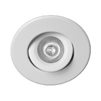 Nicor Lighting 4 Inch White Recessed Gimbal Trim For Mr16 Bulb 14558Wh