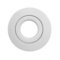 Nicor Lighting 6 Inch White Recessed Gimbal Ring Trim, Fits 6 Inch Housings (17558Wh)