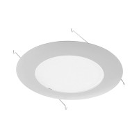 Nicor Lighting 17575 Recessed Trims, White 6 Inches