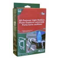 Adams Christmas 9040991630 All Purpose Light Holder 100Packwhite