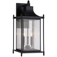 Savoy House 5-3453-Bk Dunnmore Wall Mount Lantern, Black Finish