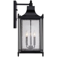 Savoy House 5-3453-Bk Dunnmore Wall Mount Lantern, Black Finish