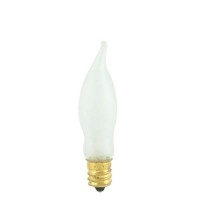 25 Pack Bulbrite 404307-7.5 Watt Frost Dimmable Ca5 Shaped Candelabra (E12) Base Incandesce, Frost