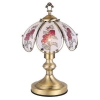 Ok Lighitng Ok-603Ab-4R-Sp3 1425 In Rose And Butterfly Touch Lamp