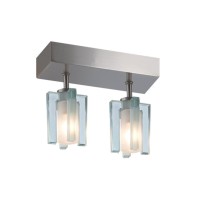 Jesco Lighting Cm3012R Akina 2Light Ceiling Mount Pendant Satin Nickel