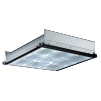 Lithonia Lighting Pt2U Mv Silver 9-Cell Volt Parabolic Troffer, 2-Feet By 2-Feet