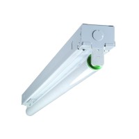 Nicor Lighting 3 Ft. Single Row T8 Fluorescent Linear Strip Light Fixture (10391Eb),White