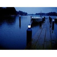 Dock Edge + Solar Pile Cap Light