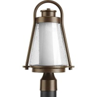 Progress Lighting P6405-20 Regatta Collection 1-Light Post Lantern, Antique Bronze