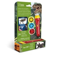 Dinosaur Flashlight And Projector Stem, Clear