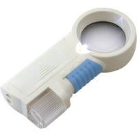 Carson Cp-24 High Power 7X Aspheric Lens Led Lighted Magnifier And Flashlight