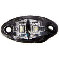 Diamond Group 52530 Clear/White 2 Diode 2 Wire Led Marker Light