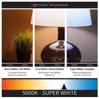 Sunlite Fcl30/50K Fluorescent 30W T9 Circline Ceiling Lights, 5000K Super White Light, 4-Pin Base