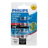 Philips 417105 Landscape And Accent 50Watt T4 Bipin Base 12Volt Light Bulb