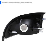 Brand new in original packaging Exactly the same as shown in the picture High quality black housing signal corner lights with amber reflector Do not come with installation instructions Direct bolt on OE replacement corner lights Professional installation 