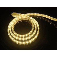 Cbconcept Ul Listed, 20 Feet, 2100 Lumen, 3000K Warm White, Dimmable, 110-120V Ac Flexible Flat Led Strip Rope Light, 360 Units 3528 Smd Leds, Indoor Outdoor Use, Accessories Included, Ready To Use