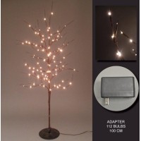 Hi-Line Gift Ltd 37373-112 38-Inch Lighted Willow Tree With 112 Bulbs Floral Lights