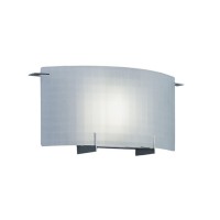 Designers Fountain 6040-Ch Moderne 1-Light Bathroom Wall Sconce, 14.25In W, Silver