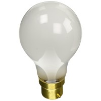 Satco S5040 40 Watt 330 Lumens A19 Incandescent Euro Dc Bayonet Base Light Bulb, Frosted