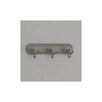 3 Light Brushed Nickel Finish Wall Fixture 7H x 1912W Extends 612 Can Be Used In Bathrooms Bedrooms Customize With Any 214 Fitter Glass Shade To Match Your Decor Glass Not Included Fixture Can Be Installed Up Or Down Use 3 Medium Base A19 Bulb 100W Maximu