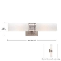 Minka Lavery Wall Sconce Lighting 4462-84 Reversible 120W (18