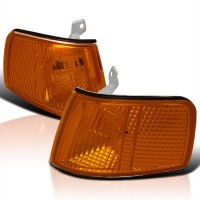 Spec-D Tuning Amber Lens Corner Lights Compatible With Honda Crx 1990-1991 L+R Pair Assembly