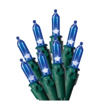 Celebrations 40844-71 Led Traditional Mini Light Set, 100 Blue Lights