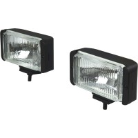 The Blazer DF1073KB rectangular driving light kit complements and enhances any vehicles factory head lamps while providing further visibility Each light contains highpowered halogen bulbs which are replaceable with 12V55WH3 bulbs Each is surrounded by a h