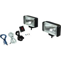 The Blazer DF1073KB rectangular driving light kit complements and enhances any vehicles factory head lamps while providing further visibility Each light contains highpowered halogen bulbs which are replaceable with 12V55WH3 bulbs Each is surrounded by a h