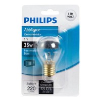 Philips 416701 Appliance Hi-Intensity 25-Watt S11 Intermediate Base Light Bulb