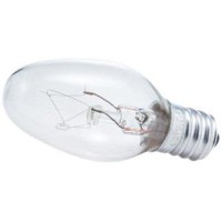 Philips C7 Clear Night Light: 7-Watt, E12 Candelabra Base Light Bulb, Soft White, 4-Pack, 415463