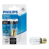 Philips Appliance T7 Light Bulb: 2800-Kelvin, 25-Watt, Intermediate Base